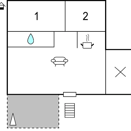 2 Bedroom Gorgeous In * Nowe Warpno