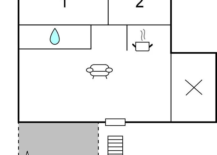 With Fireplace I Сasa de vacaciones Nowe Warpno